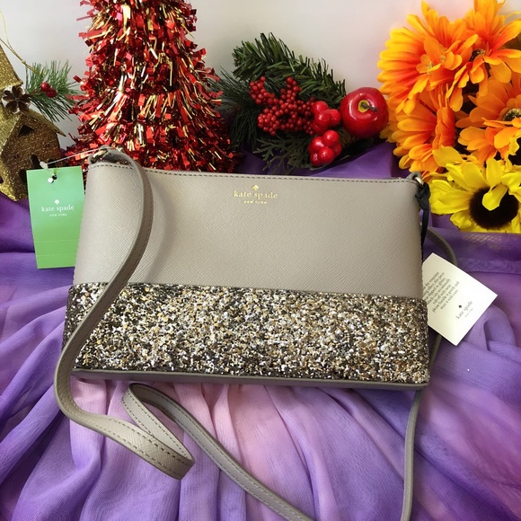 kate spade Handbags - NWT Kate Spade Greta Court Ramey Glitter Crossbody